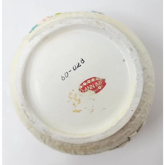 Vintage D-Ann Imp Baby Ceramic Planter Japan 60-028 3.5"Hx5"D U10 - Picture 6 of 6